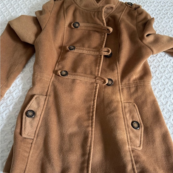 Blue Bird Jackets & Blazers - Chic Camel Colored Utility Coat